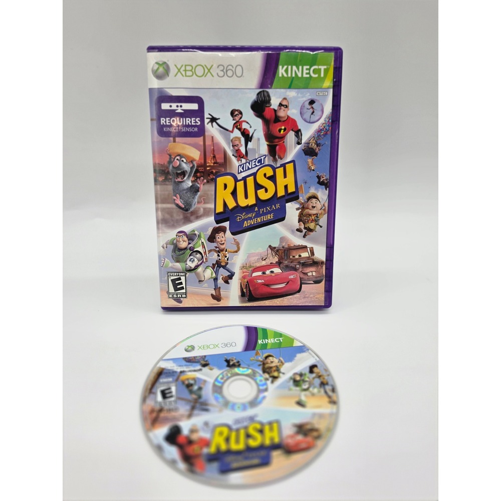 Kinect Rush A Disney Pixar Adventure Xbox 360 Game Toy Story Cars Incredibles